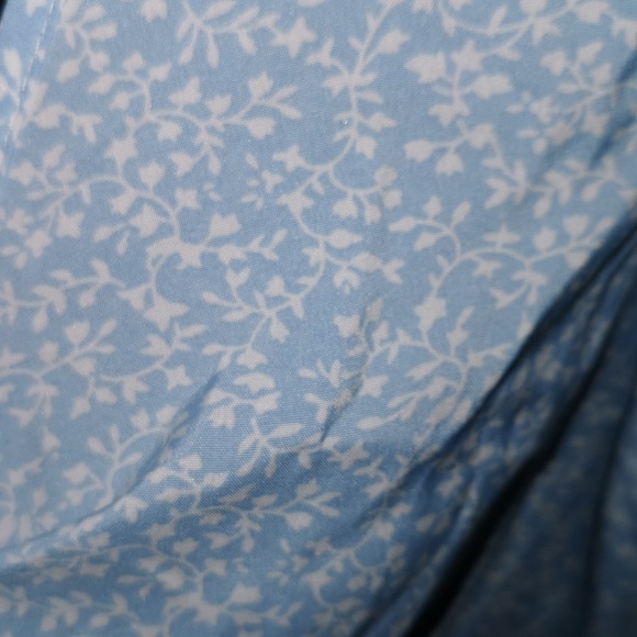 SHEIN long sleeved summer dress Blue and White Floral ladies size large - Picture 2 of 4